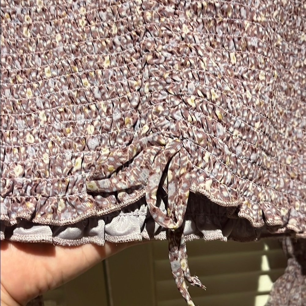 Purple Off-Shoulder Blouse - Picture 3 of 5